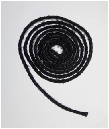 Rouleau de joint de porte plat noir